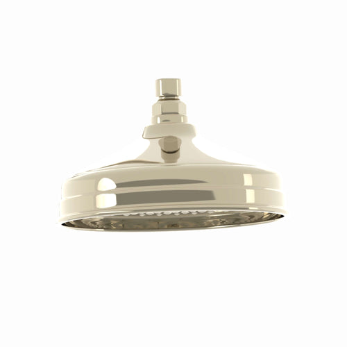 Buy Traditional Wall Fixed Apron Brass Shower Head 8" With Shower Arm - Gold online UK
