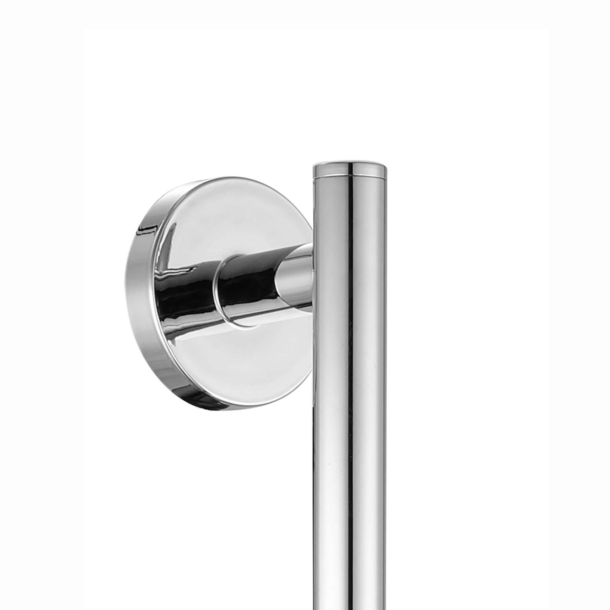 Modern shower slider rail with bracket - chrome - Showers