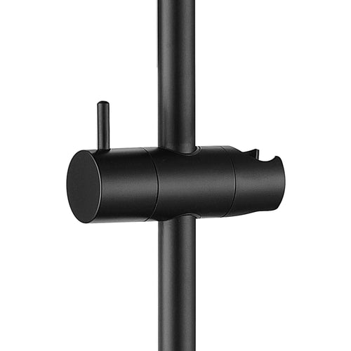Buy Modern shower slider rail with bracket - matt black online UK