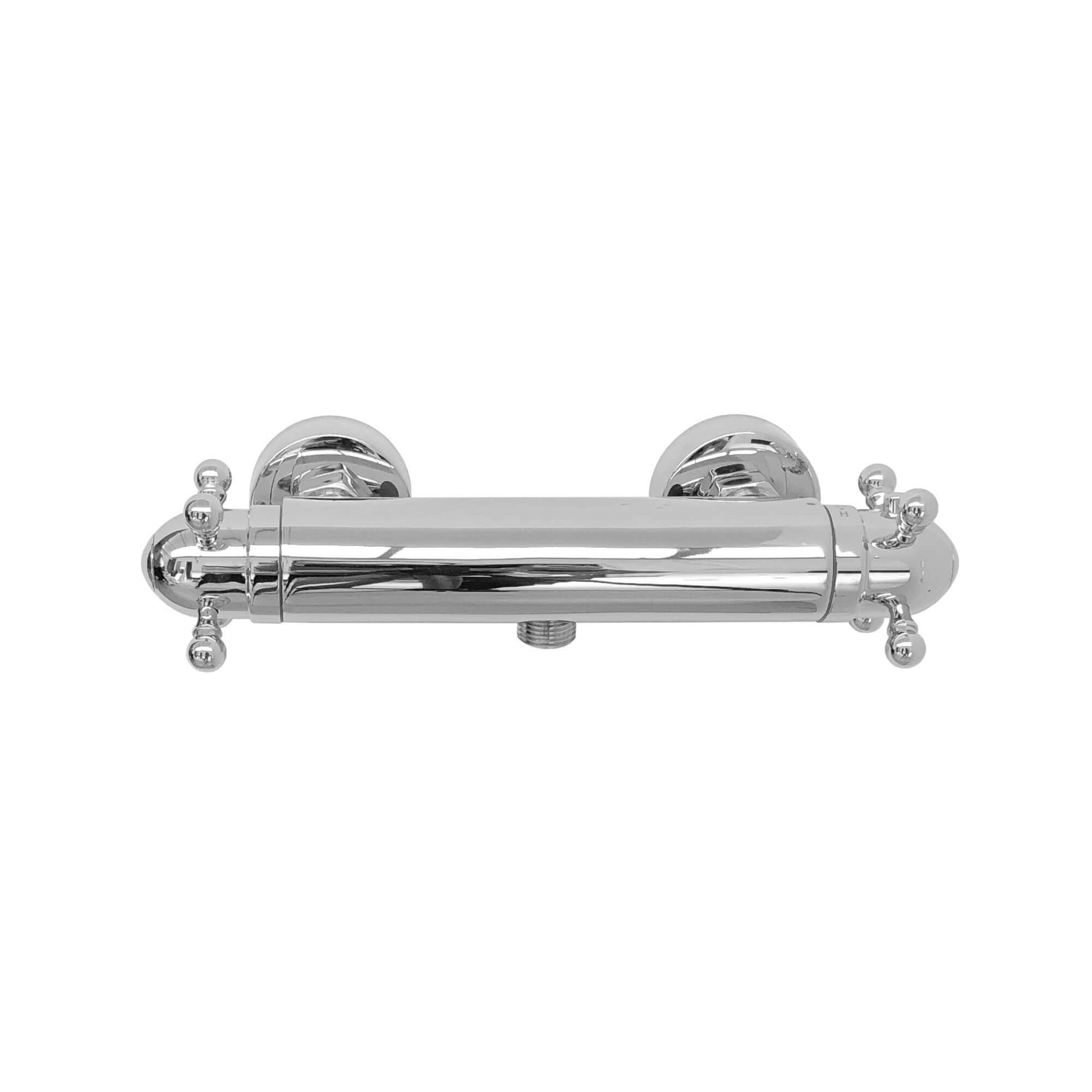 Gallant traditional thermostatic shower bar mixer valve with slider rail shower kit - chrome - Showers