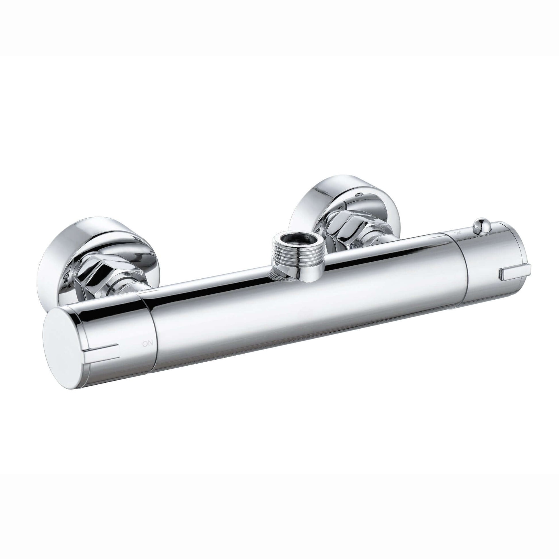 Opaque for ikke at nævne helikopter Dune thermostatic bar shower mixer valve top outlet 1/2" or 3/4" outlet  (with adaptor) contemporary - chrome at £57.99 only - Enki