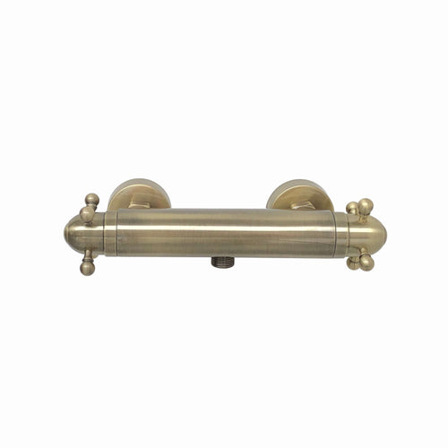 Buy Gallant traditional thermostatic shower bar mixer valve 1/2" outlet - antique brass online UK