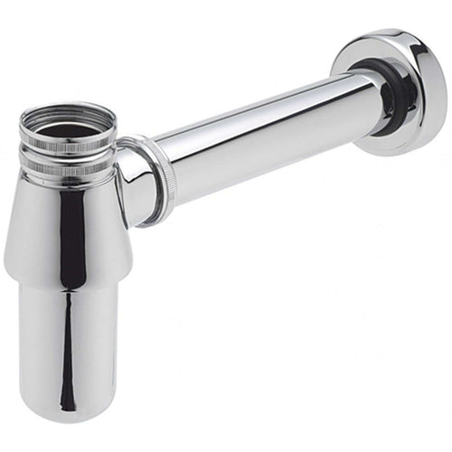 Buy Traditional round washbasin sink bottle trap waste - chrome online UK