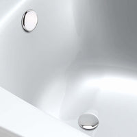 Easy Clean Bath Sprung Waste & Overflow - Chrome