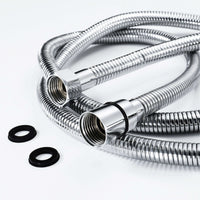 chrome shower hose