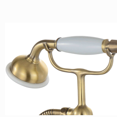 Buy Camberley traditional bath shower mixer tap crosshead - antique brass online UK